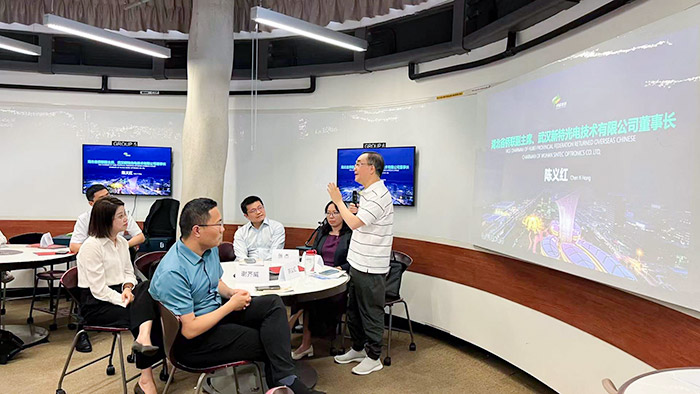 董事长陈义红博士?分享创新创业经验